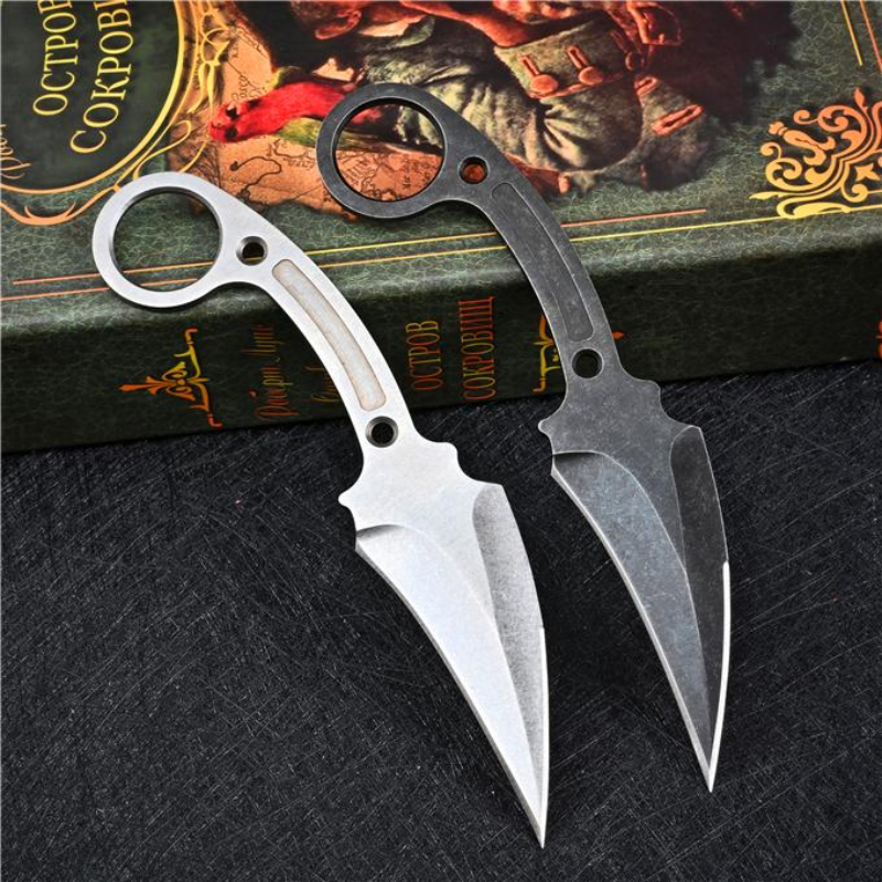 Karambit Tool Steel Handle Fixed Blade For Hunting